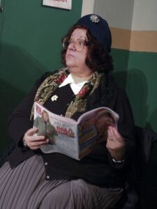 Marian Buss as Mrs Fraser in Stepping Out