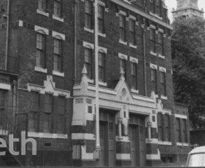 Historical picture taken in 1969 showing the facade at that time.